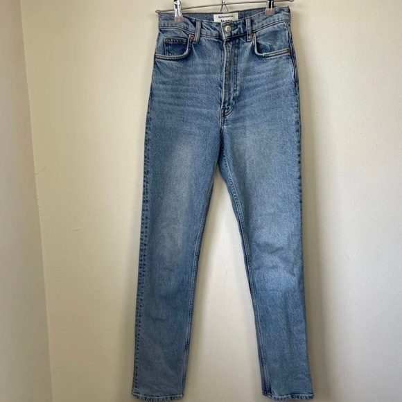 Reformation liza ultra high‎ rise straight aden - Picture 4 of 11